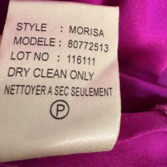 Theory Silk Tank Top Womens Small Purple Magenta Morisa Sleeveless Blouse Shirt - Picture 9 of 9